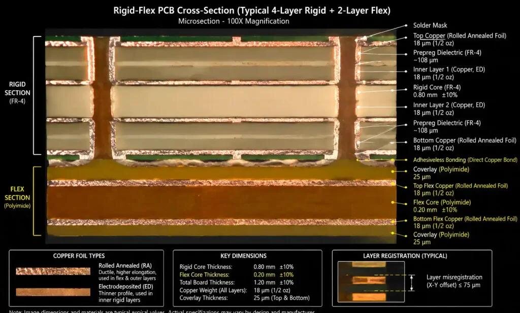 PCB Micro-section Analysis Cross Section