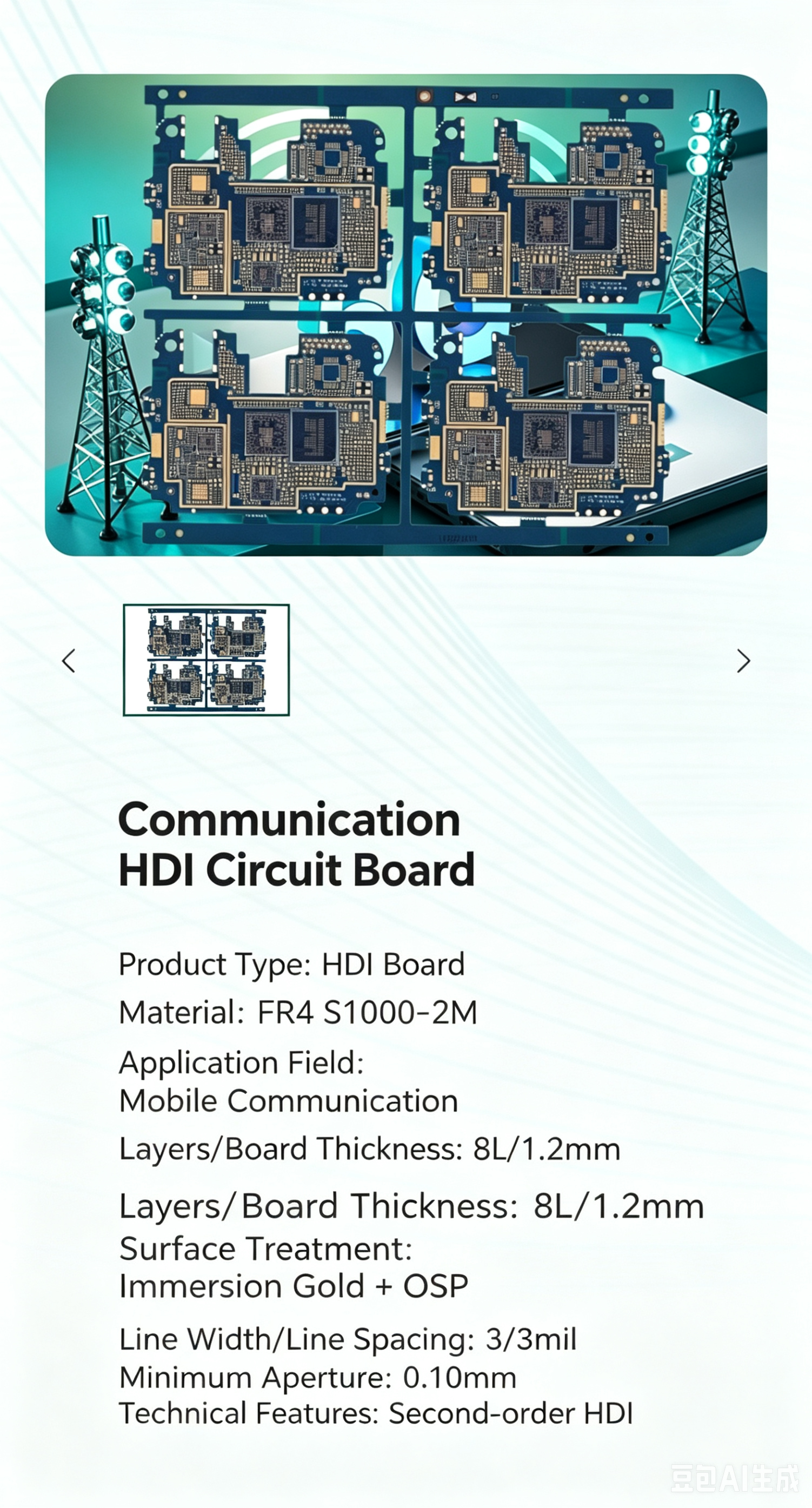 HDI PCB